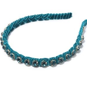 Lele Sadoughi rhinestone strand headband